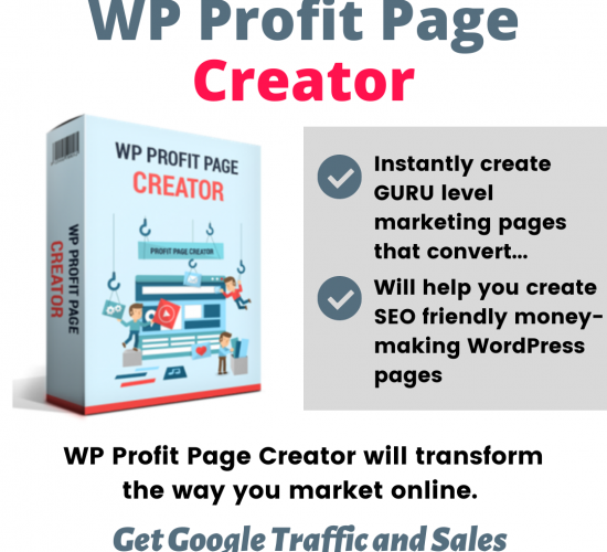 WP Profit Page Creator